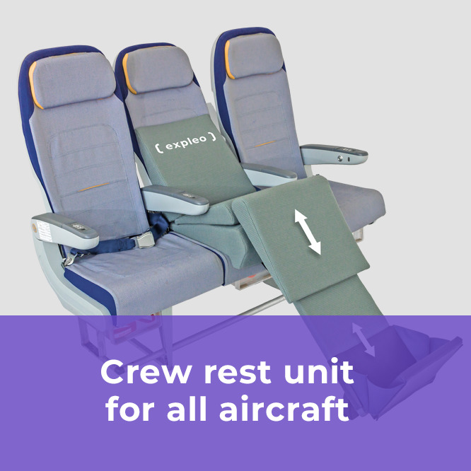 所有飞机的船员休息装置